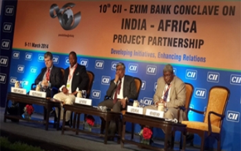 Botswana attends the 10th CII- EXIM Bank Conclave on India - Africa Project Partnership.